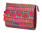 Selena Large Embroidered Clutch - Leela - LUCINE