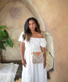 Alia Beaded Handbag SMALL - Golden