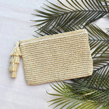 Tropics Pouch with Tassels