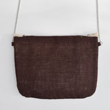 Alia Beaded Handbag - Brown