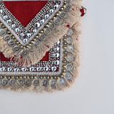 Alia Beaded Handbag SMALL - Red