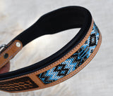Hand Beaded Dog Collar - Casper