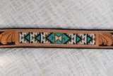 Hand Beaded Dog Collar - Oliver