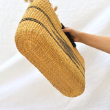 Ghana Tote with Leather Handles