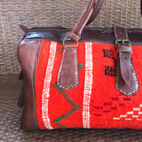Moroccan Weekender Bag - Orange - LUCINE