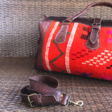 Moroccan Weekender Bag - Orange - LUCINE