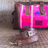 Moroccan Weekender Bag - Pink - LUCINE