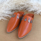 Leather Moroccan Babouches - Nahla - LUCINE