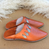 Leather Moroccan Babouches - Nahla - LUCINE