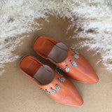 Leather Moroccan Babouches - Nahla - LUCINE