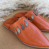 Leather Moroccan Babouches - Nahla - LUCINE