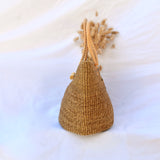 Kenya Bag with Leather Handles - Sand