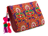 Bella Clutch Handbag - Samaira Pom Poms - LUCINE