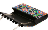 Leila Clutch Handbag - Fernanda Black - LUCINE