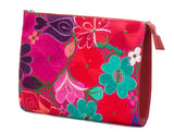 Selena Large Embroidered Clutch - Iris - LUCINE