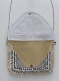 Alia Beaded Handbag - Cream