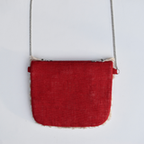 Alia Beaded Handbag SMALL - Red