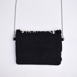 Nadia Beaded Handbag - Black & Ivory