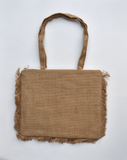 Maya Beaded Shoulder Bag - Beige & Ivory