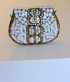 Vintage Indian Stone Mosaic Bag