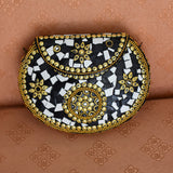 Vintage Indian Stone Mosaic Bag