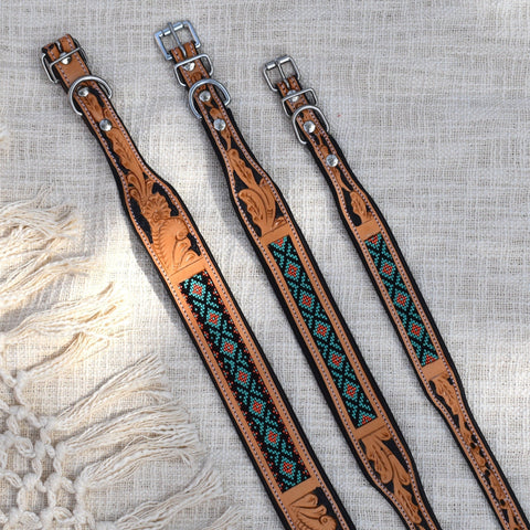 Hand Beaded Dog Collar - Palo