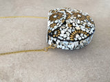 Vintage Indian Stone Mosaic Bag