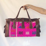 Moroccan Weekender Bag - Pink - LUCINE